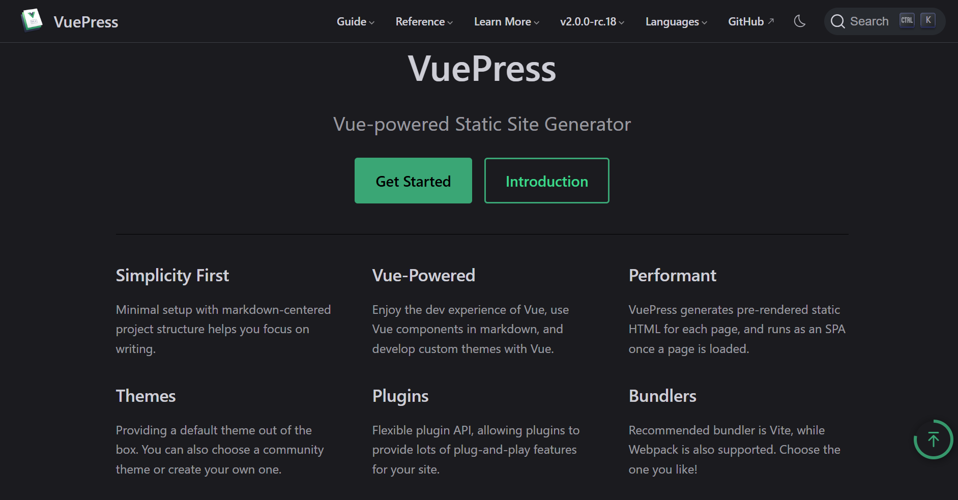 "vuepress"