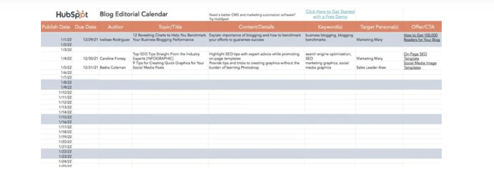 blog historical calander