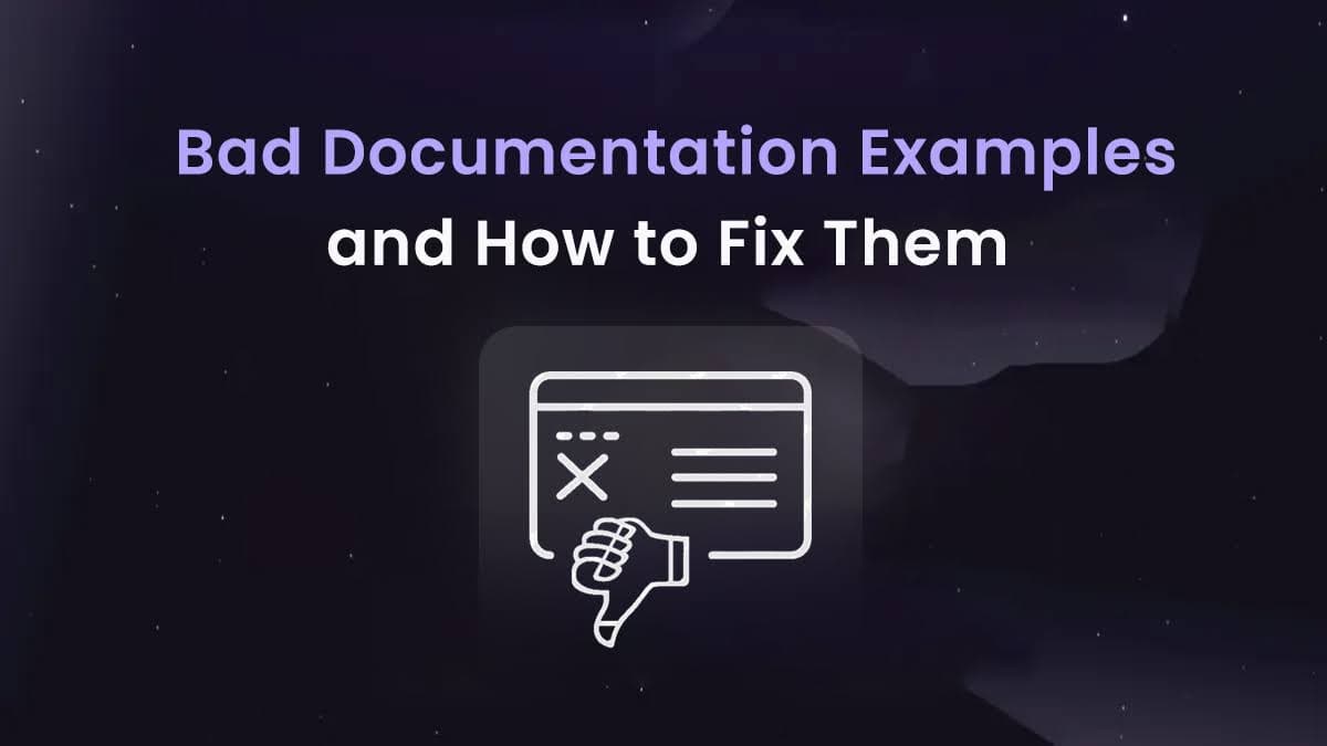 Illustration for Bad Documentation Examples and How to Fix Them