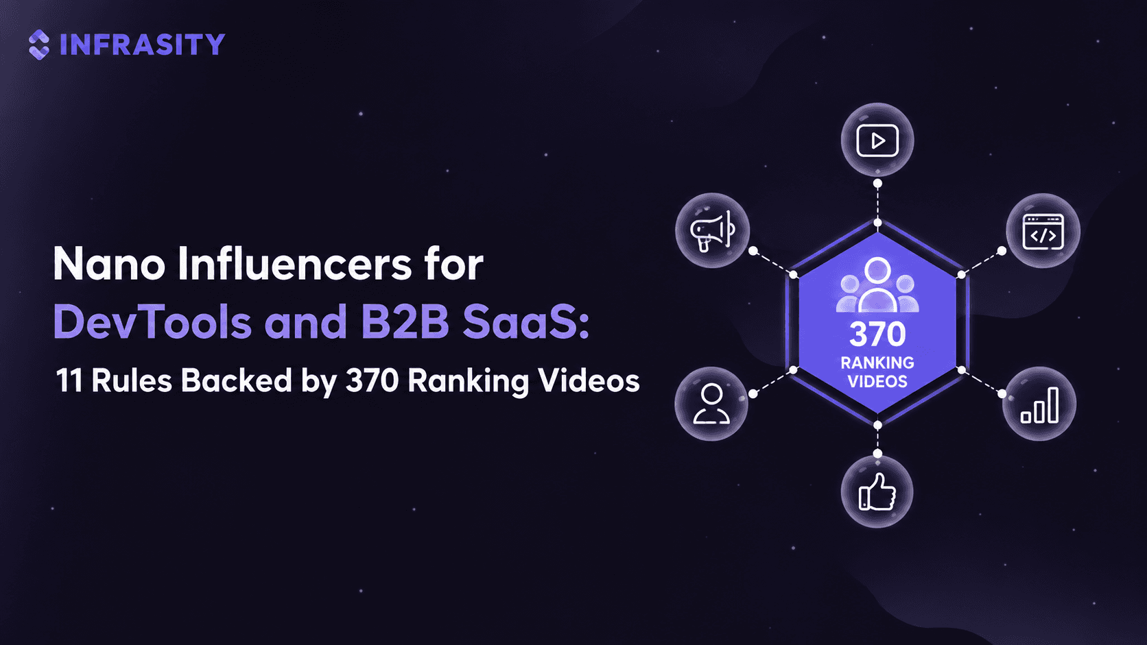 Nano Influencers for DevTools and B2B SaaS: 11 Rules Backed by 370 Ranking Videos